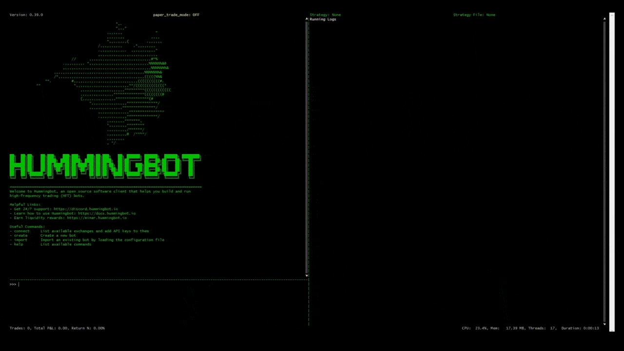 Hummingbot CLI